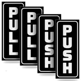 Push Pull Stickers