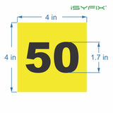 Consecutive number stickers 1 to 50 - product gallery