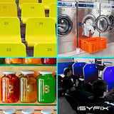 iSYFIX Gold Vinyl Numbers Stickers – 2 Inch Self Adhesive (2 Sets) Premium Decal Die Cut and PreSpaced for Mailbox, Signs, Window, Door, Cars, Trucks, Homes, Businesses, Address Numbers, Indoor or