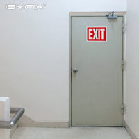 Exit sign sticker – adhesive vinyl, 14x10 in, 2-pack, view 3