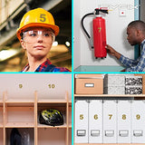 iSYFIX Gold Vinyl Numbers Stickers – 2 Inch Self Adhesive (2 Sets) Premium Decal Die Cut and PreSpaced for Mailbox, Signs, Window, Door, Cars, Trucks, Homes, Businesses, Address Numbers, Indoor or