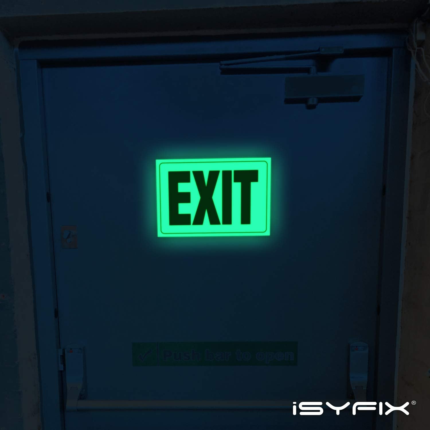 Exit Photoluminescent Signs Stickers