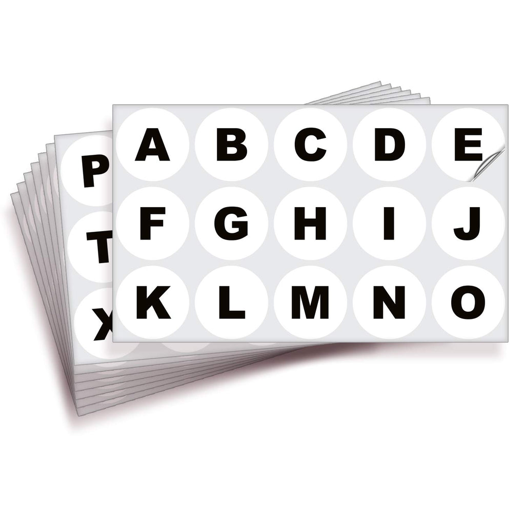 Consecutive Letters Stickers - A to Z