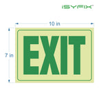 Exit Photoluminescent Signs Stickers