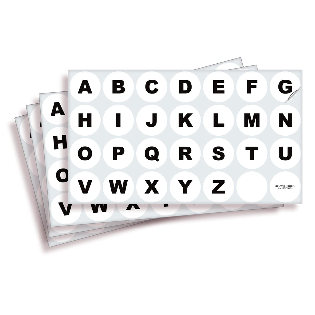 Consecutive Letters Stickers - A to Z