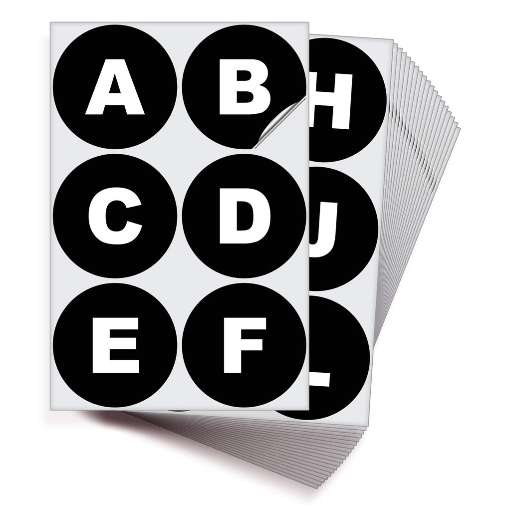 Consecutive Letters Stickers - A to Z