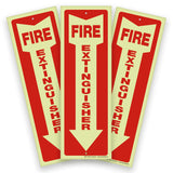 Fire extinguisher sign – detail view 22