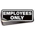 Employees Only Signs Stickers