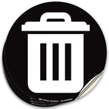 Recycle, Trash & Compost Stickers – 6-Pack Bin Labels, 5 x 5 in