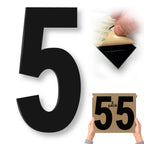 Stick-On Acrylic Numbers