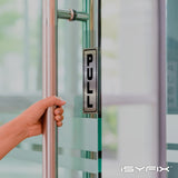 #Black / Brushed Silver Vertical