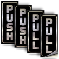 #Brushed Silver / Black Vertical