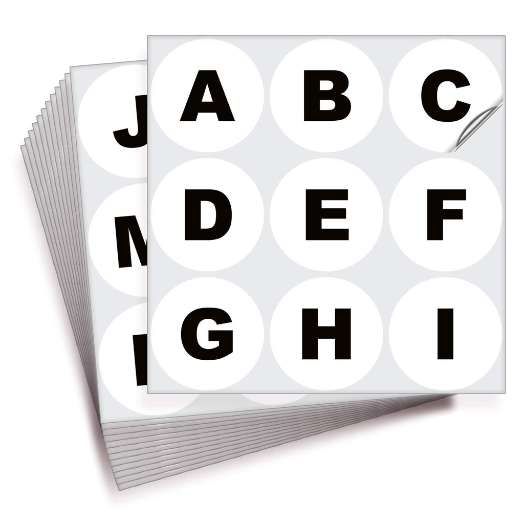 Consecutive Letters Stickers - A to Z