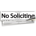 No Soliciting Signs