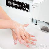 Employees Must Wash Hands Stickers