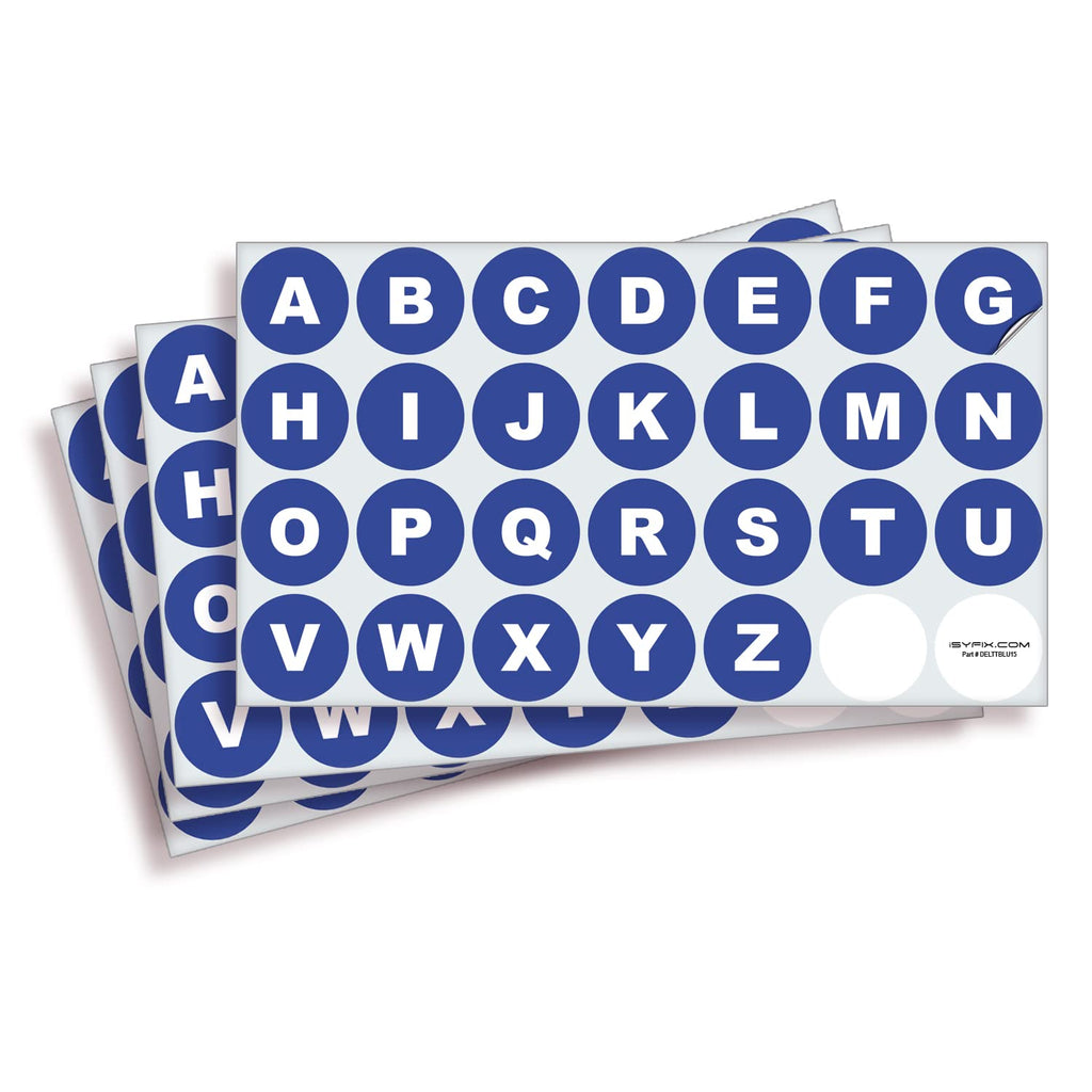 Consecutive Letters Stickers - A to Z