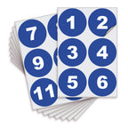 Consecutive Number Stickers - 1 to 50