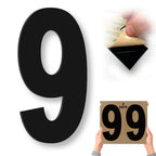 Stick-On Acrylic Numbers