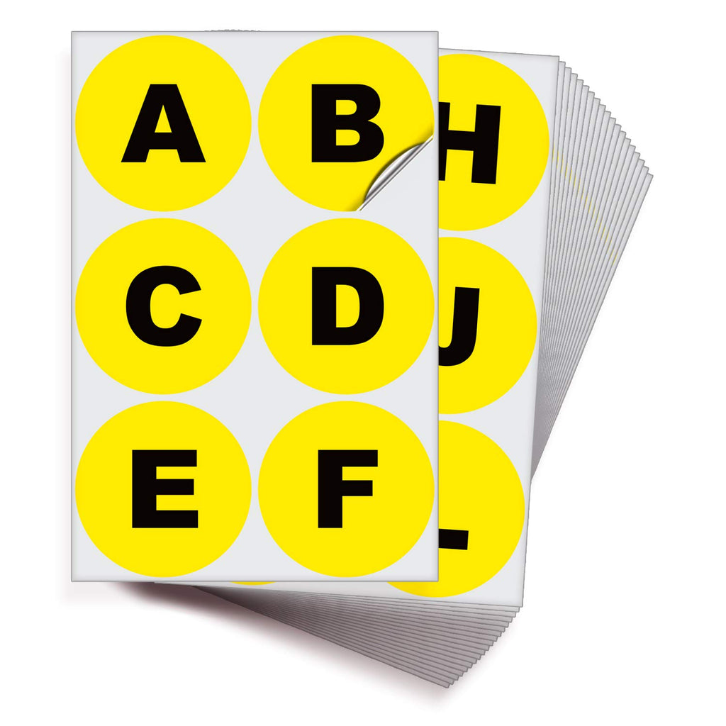 Consecutive Letters Stickers - A to Z