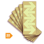 Glow in the Dark Arrow Stickers
