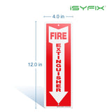 Fire extinguisher sign – rust-free aluminum, 5-pack, view 6