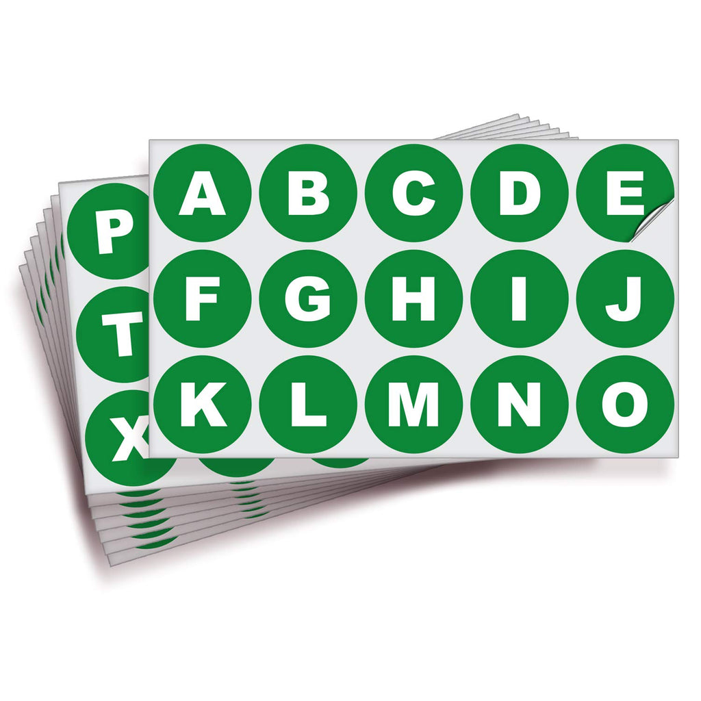 Consecutive Letters Stickers - A to Z