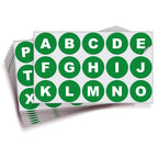 Consecutive Letters Stickers - A to Z