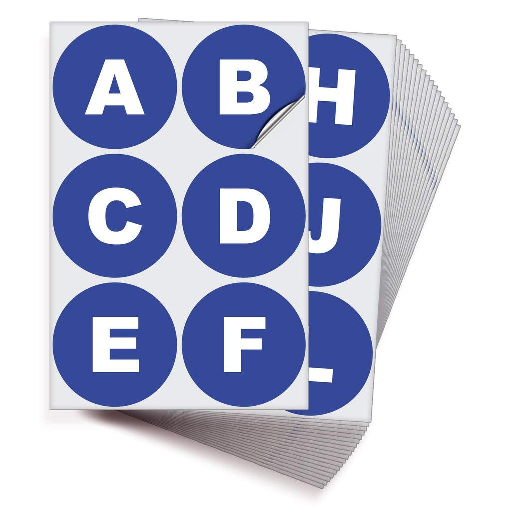 Consecutive Letters Stickers - A to Z