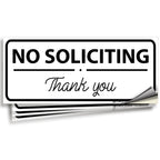 No Soliciting Signs