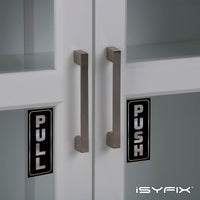#Brushed Silver / Black Vertical