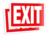 Exit sign – detail view 33