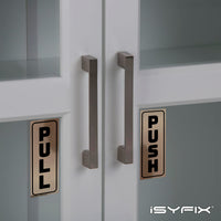 #Black / Brushed Gold Vertical