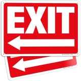 Exit sign – detail view 25