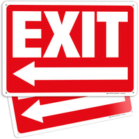 Exit sign – detail view 25