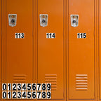 Vinyl Number Stickers with Background Set