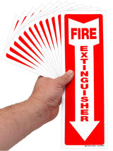 Fire extinguisher sign – detail view 9