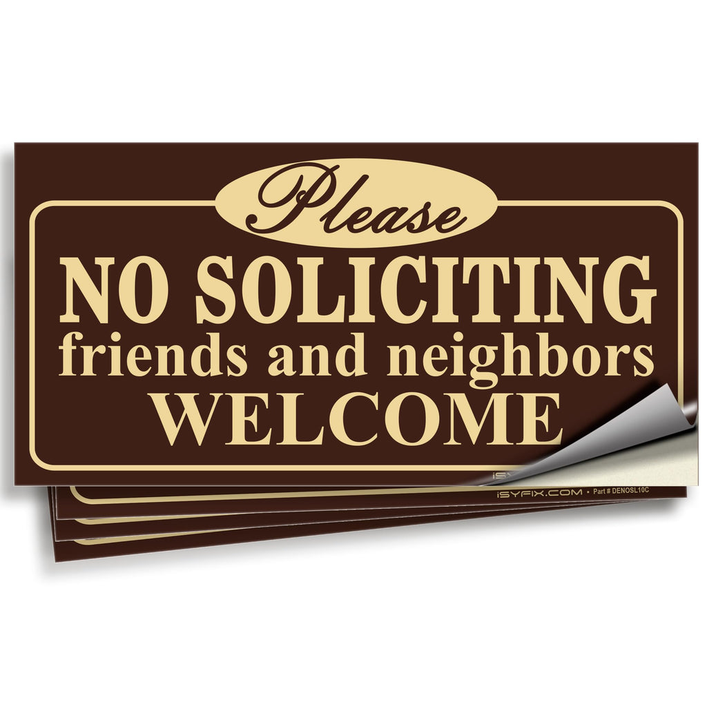 No Soliciting Signs