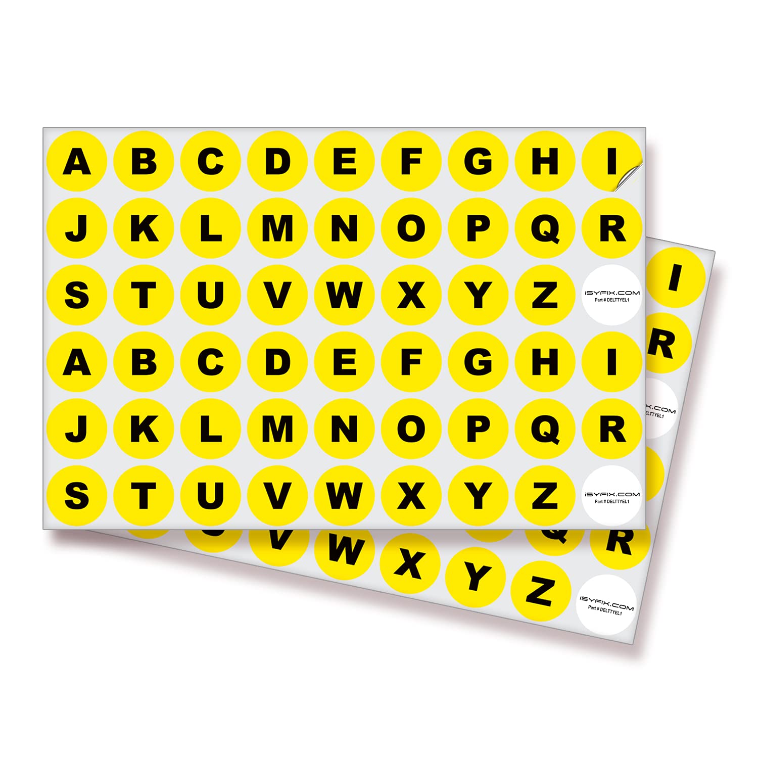Consecutive Letters Stickers - A to Z