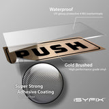 #Black / Brushed Gold Horizontal