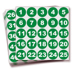 Consecutive Number Stickers - 1 to 100