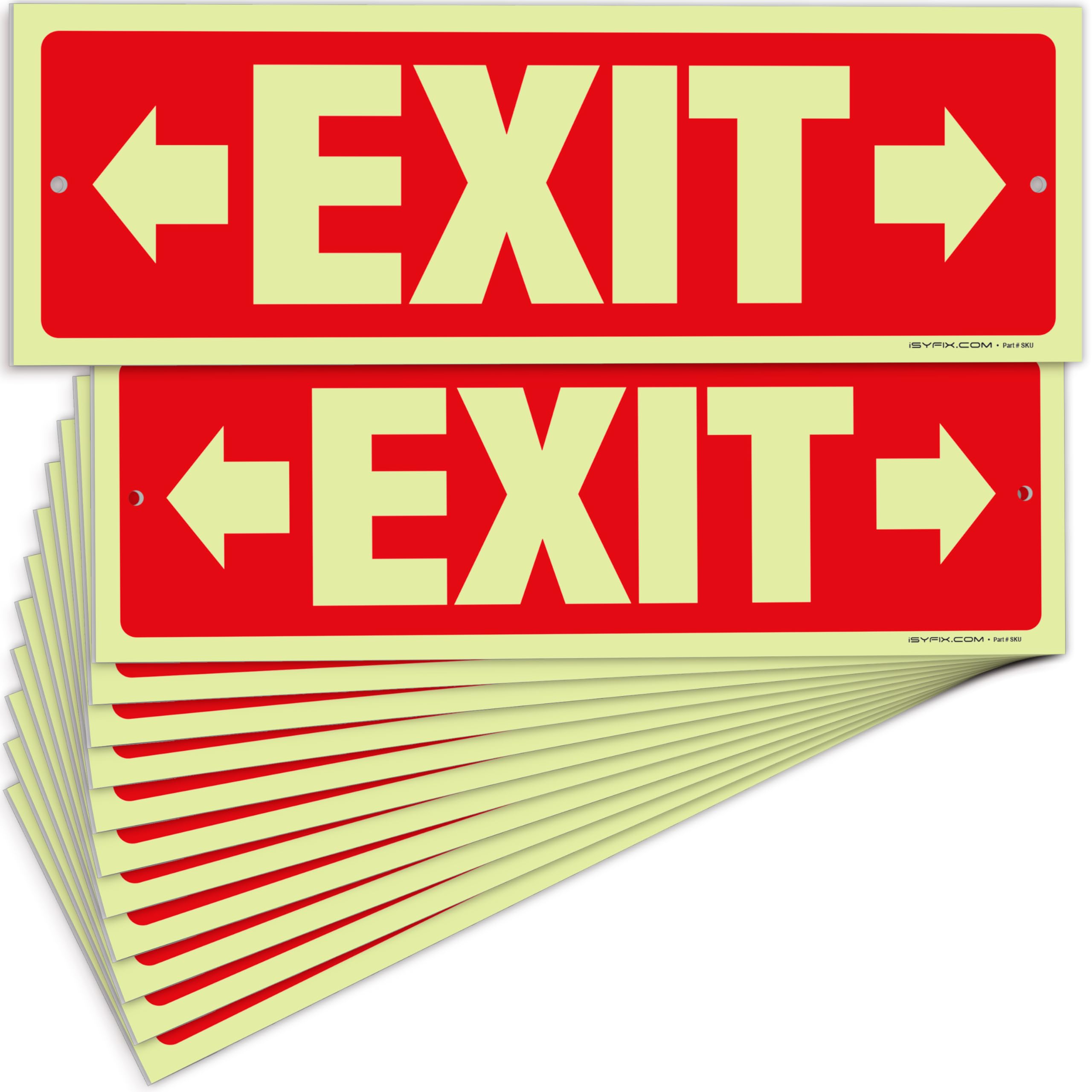 #Plastic-Glow-in-the-Dark---Right-&-Left