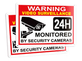 Video Surveillance Warning Sign – Aluminum, Vinyl & Plastic