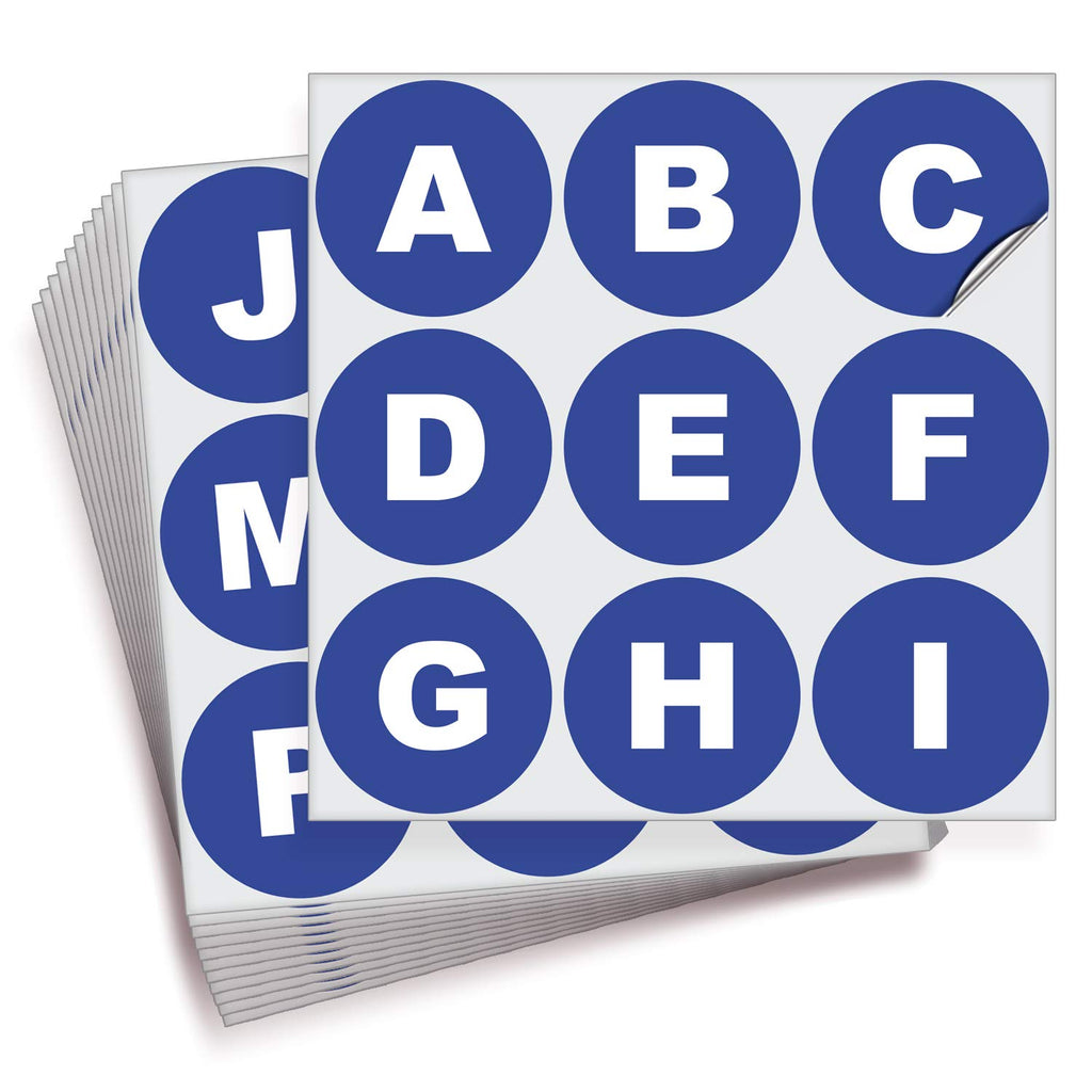 Consecutive Letters Stickers - A to Z