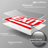 Exit sign – plastic with left arrow, 10x7 in, 6-pack, view 8