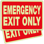 Emergency Exit Only Signs
