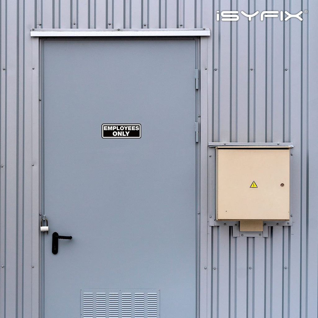 Employees Only Signs Stickers