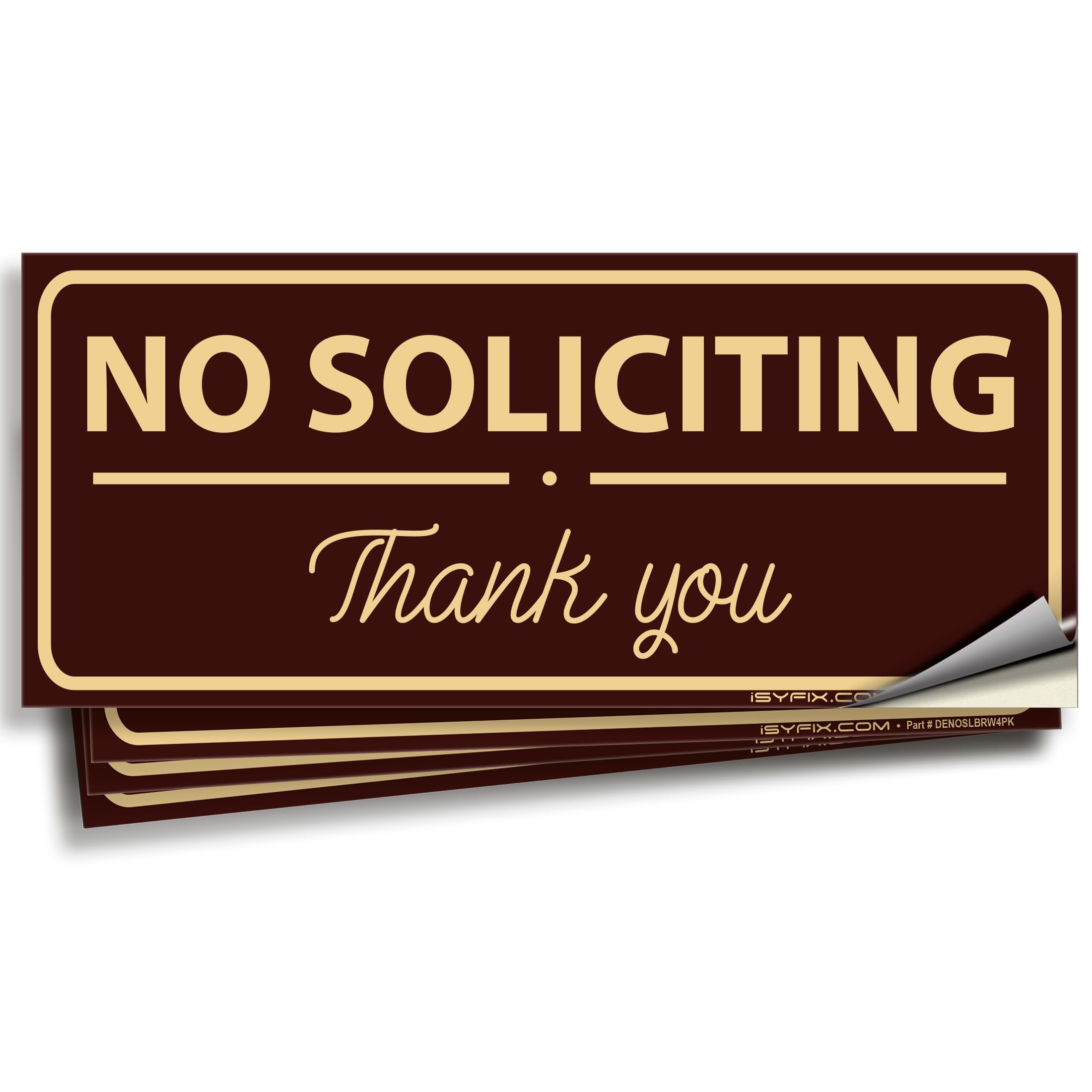 No Soliciting Signs