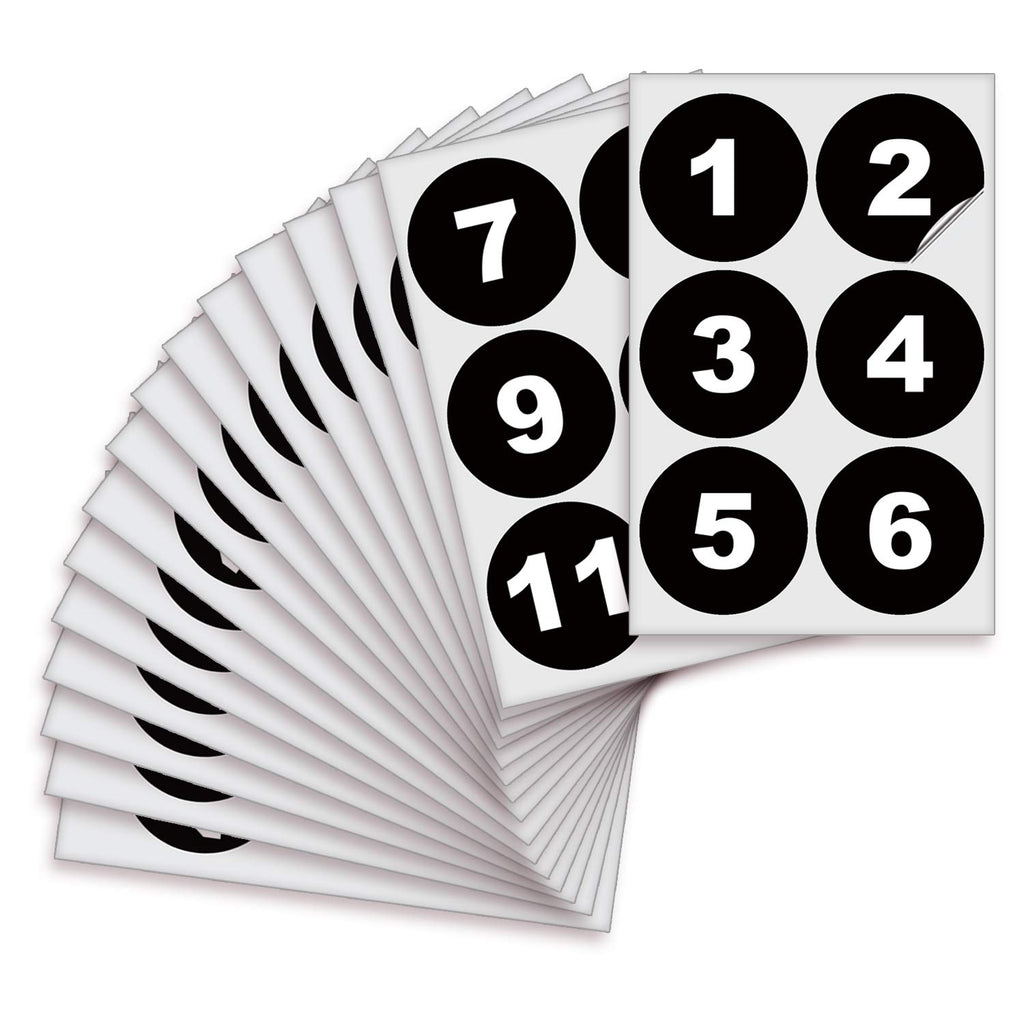 Consecutive Number Stickers - 1 to 100