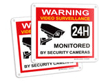 Video Surveillance Warning Sign – Aluminum, Vinyl & Plastic