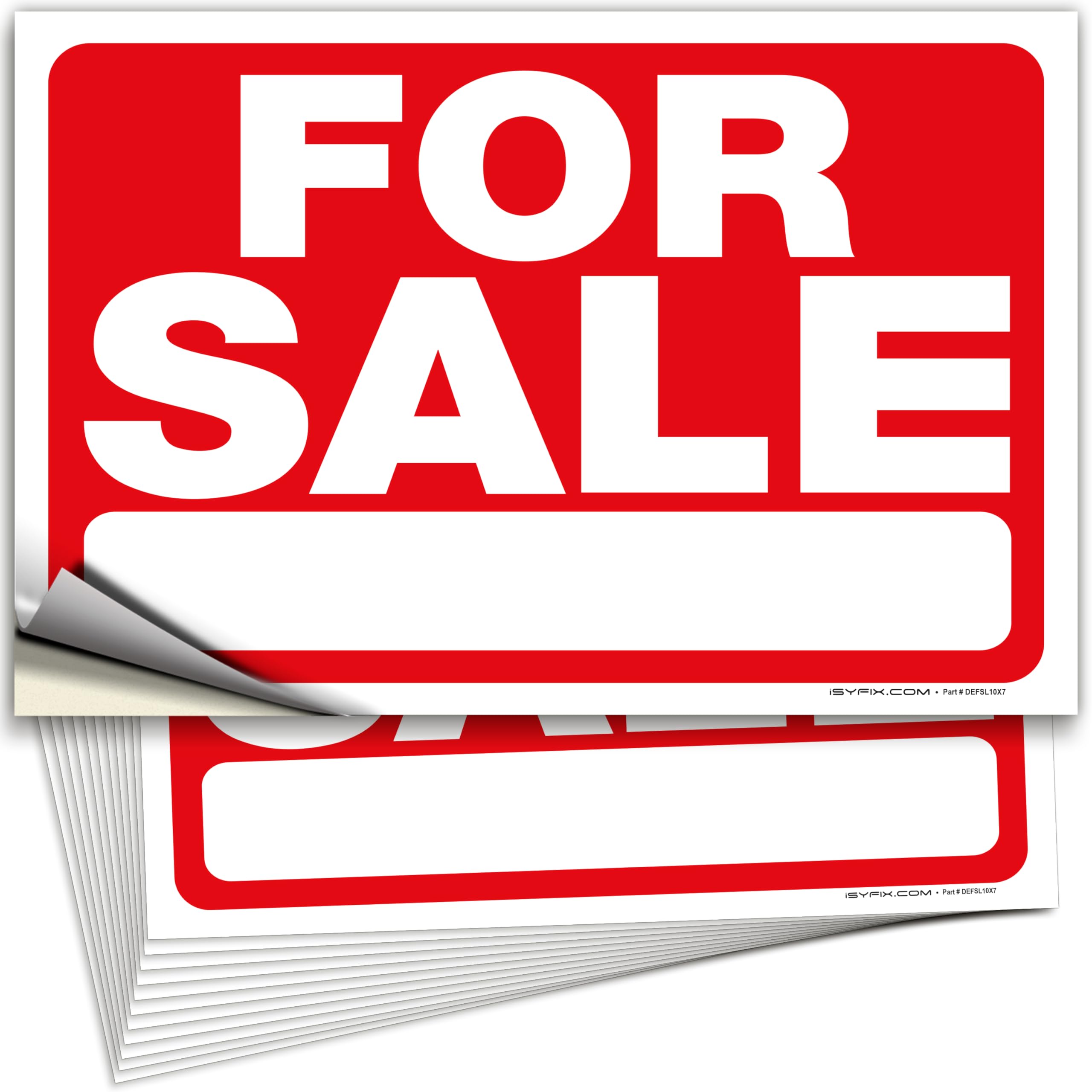 For Sale Signs